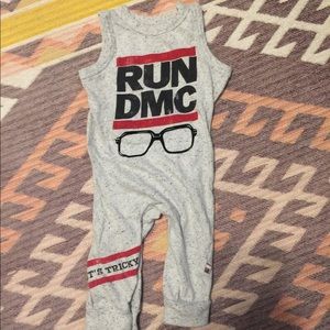 Lightly Used Run DMC Romper Size 6-9months
